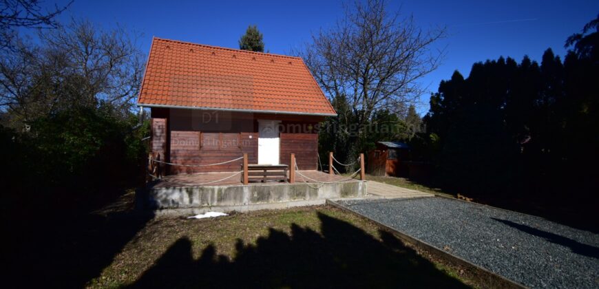 Parkerdei nyugalom, téliesített lakható házikóval