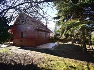 Parkerdei nyugalom, téliesített lakható házikóval